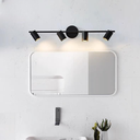 Aplica de perete cu LED, Nordic Simplicity, cu 4 becuri, 40W, bec GU10, negru