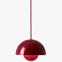 Lustra pe cablu Creative Pendant, stil minimalist, rosu, E27, max 60W