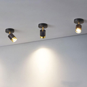 Lustra LED tip spot Minimalist Vibe, 5W, lumina neutra, iluminat modern, negru cu auriu