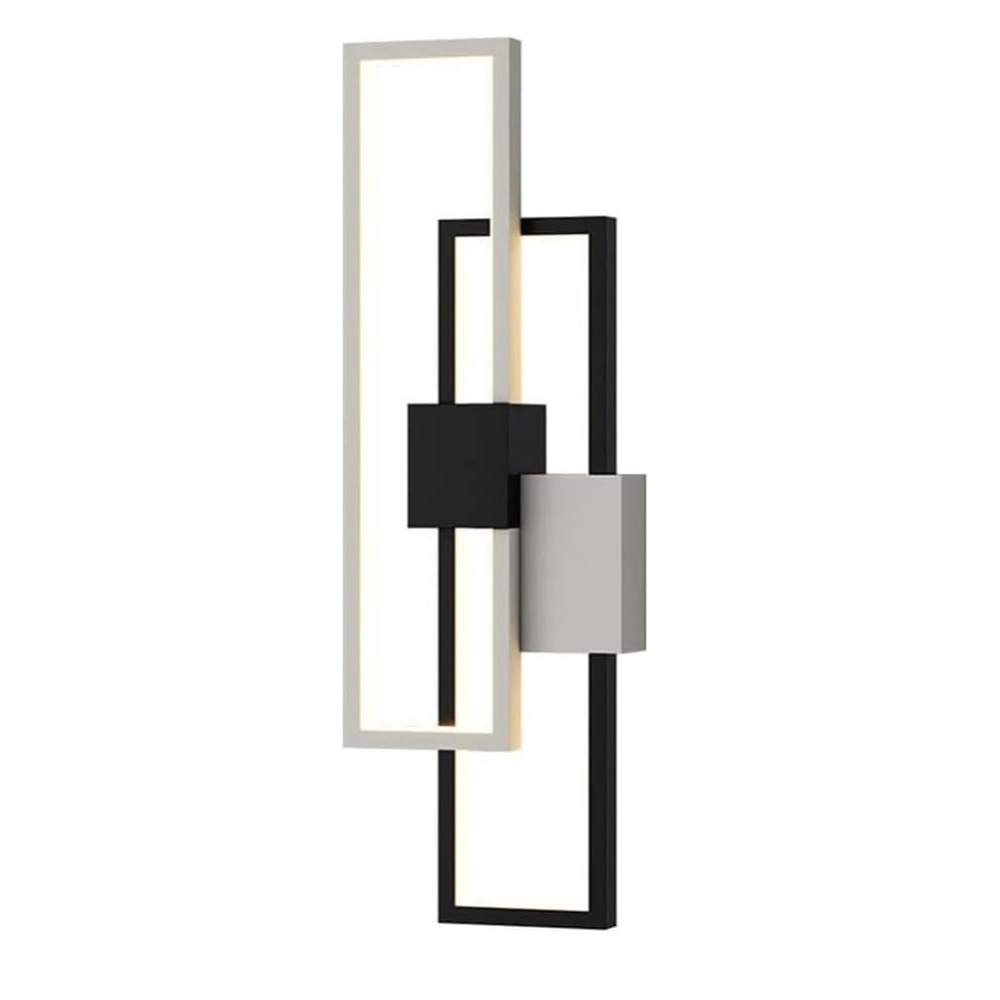 Aplica de perete Modern Lightning, 30W, lumina neutra, stil minimalist, negru