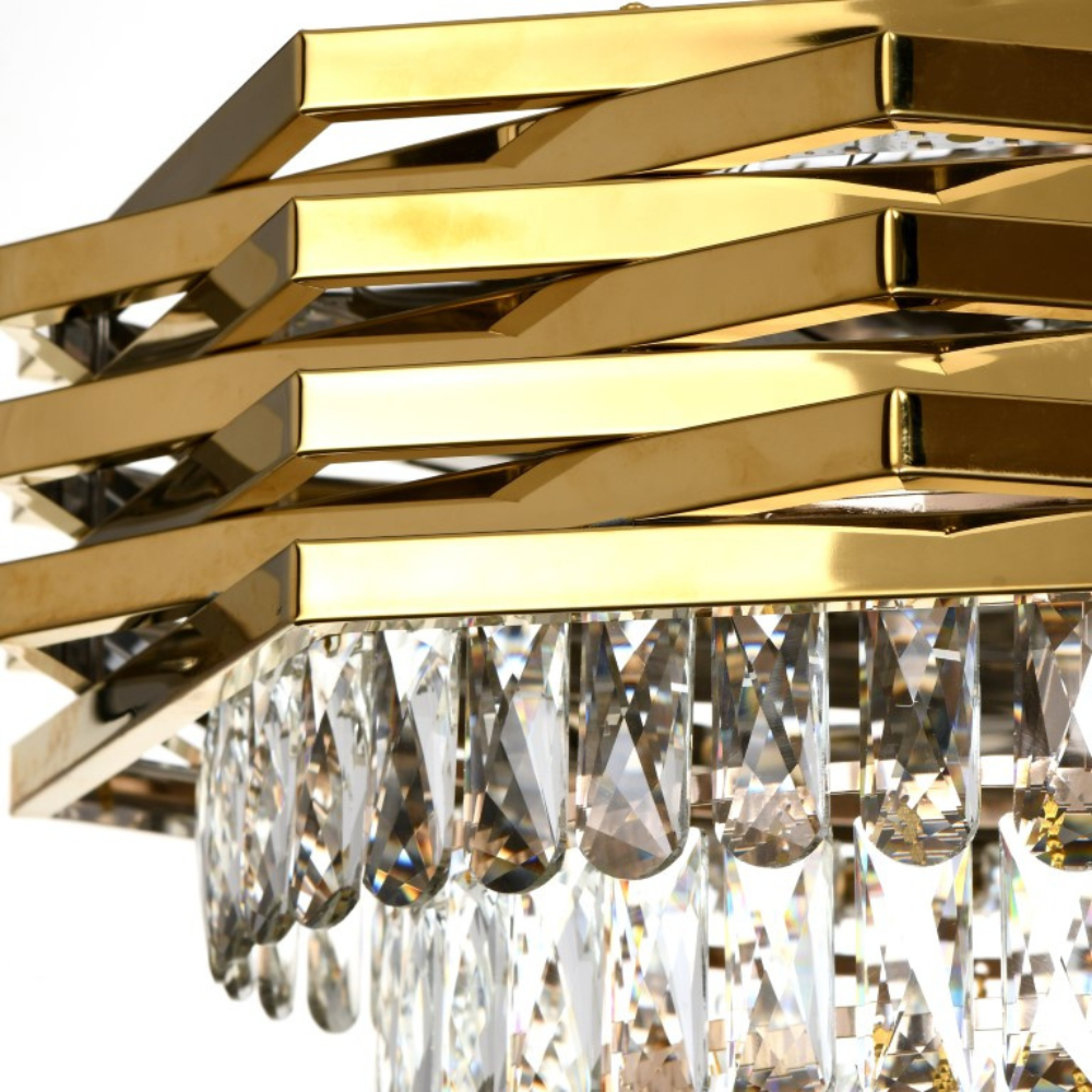 Candelabru Majestic Light, iluminat modern, E14, 800x300, auriu