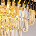 Candelabru Prestigious Crystal 500, iluminat modern, E14, auriu