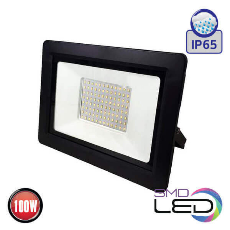Proiector LED,  100W Negru 2700K 175-250V
