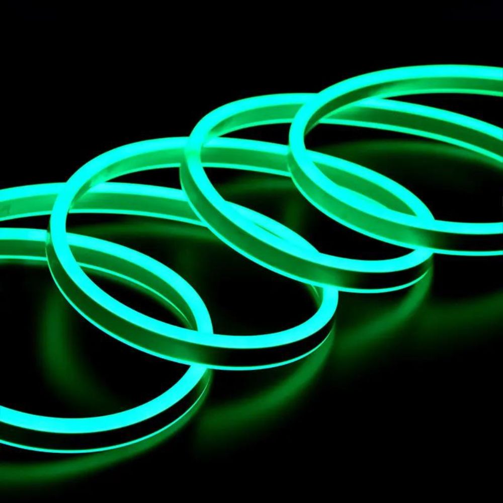 Banda LED Neon Flex 1M, Lumina Verde, IP65