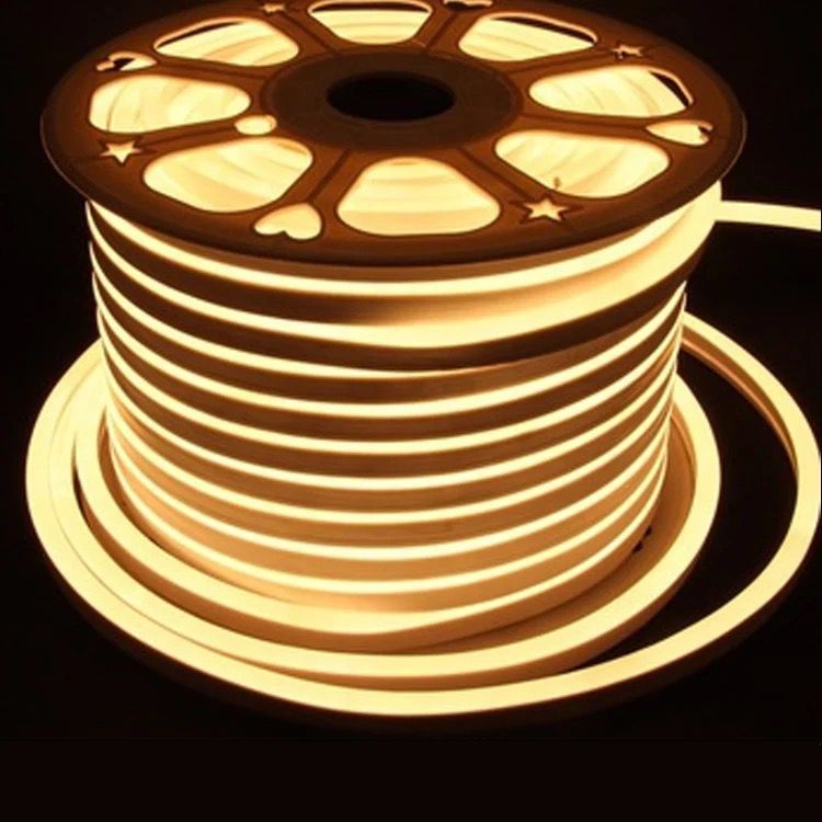 Banda LED Neon Flex 50M, Lumina Calda 2700K, IP65