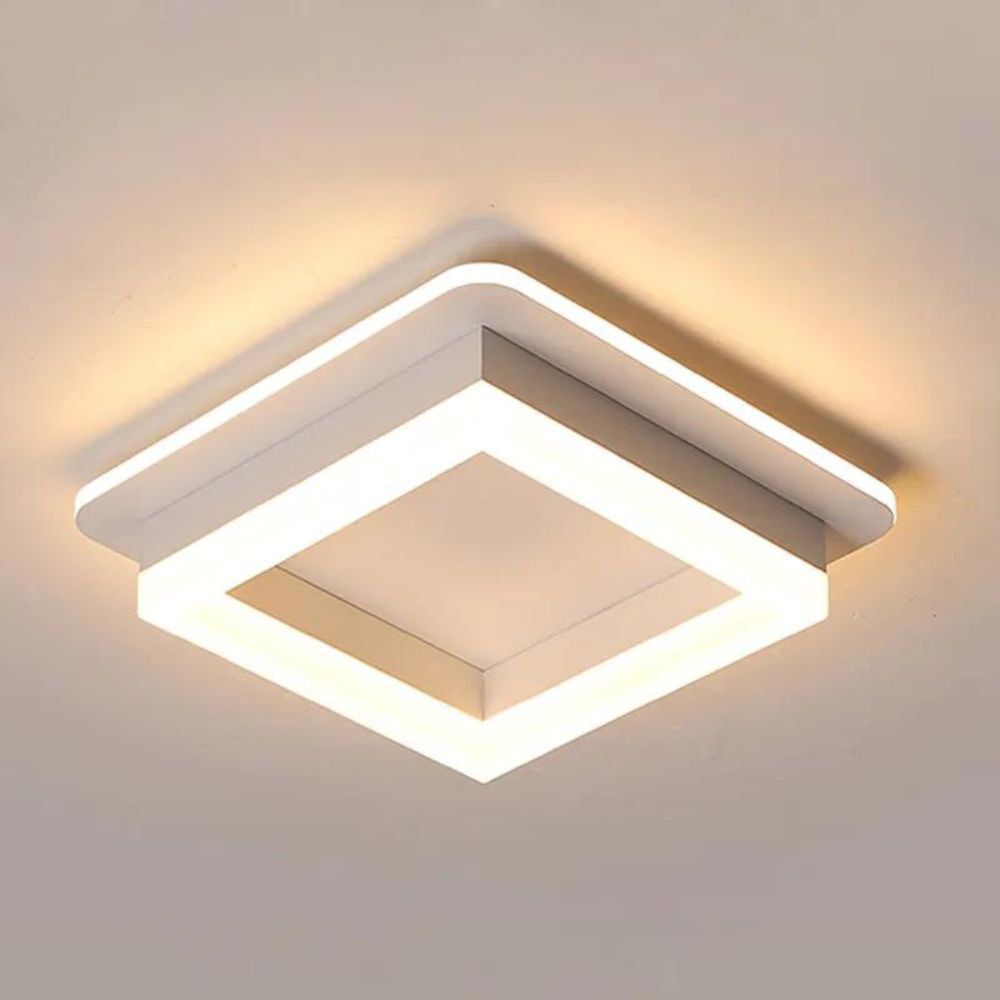 Plafoniera LED patrata cu 3 moduri de iluminare, 41W 2870Lm Alba