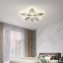 Lustra LED Flower Concept 1, cu telecomanda, 90W, alb, cu 3 moduri de iluminare, intensitate reglabila