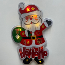 Decoratiune de Craciun luminoasa, Glowy Santa, 23x46cm