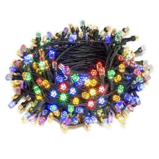 [LOG-A1] Instalatie de Craciun, pentru pom, Colorful Christmas Tree,  cu 100 leduri, V8, 10metri, interconectabila, multicolor